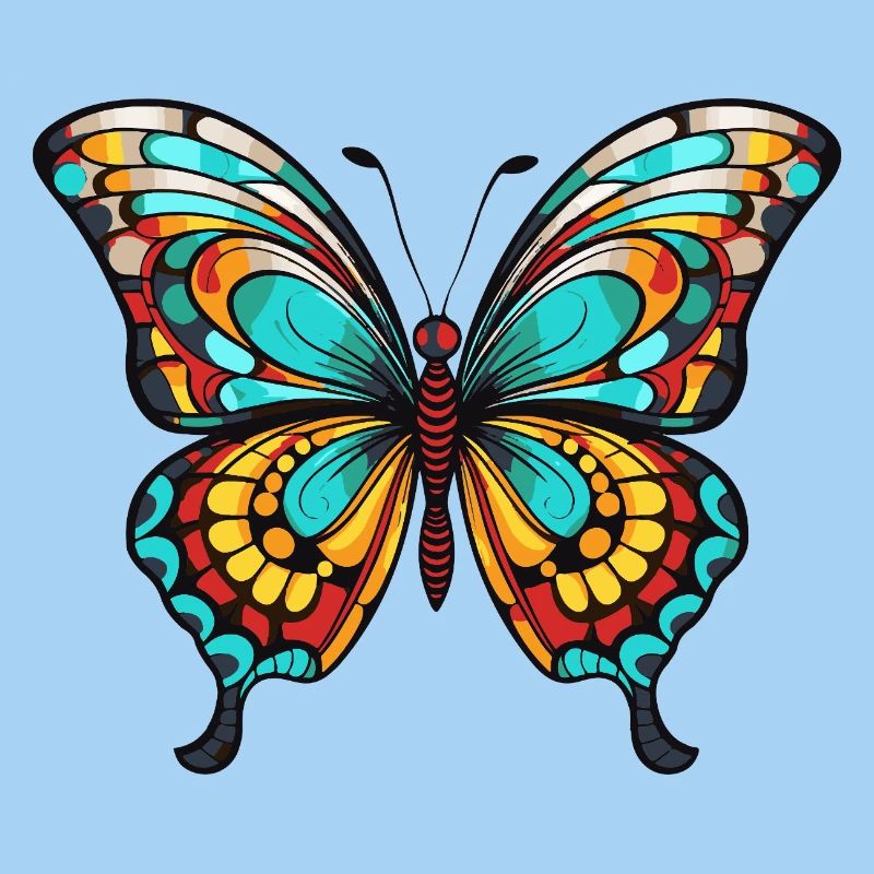 Papillon coloré