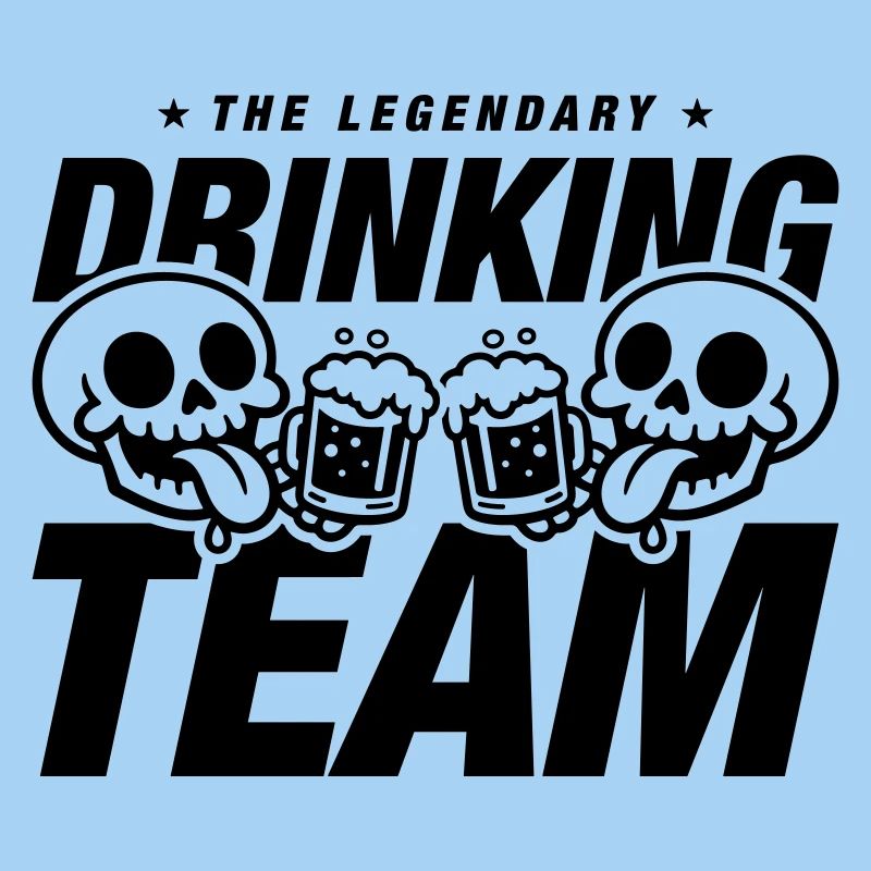 Drinking Team Skelett Bier
