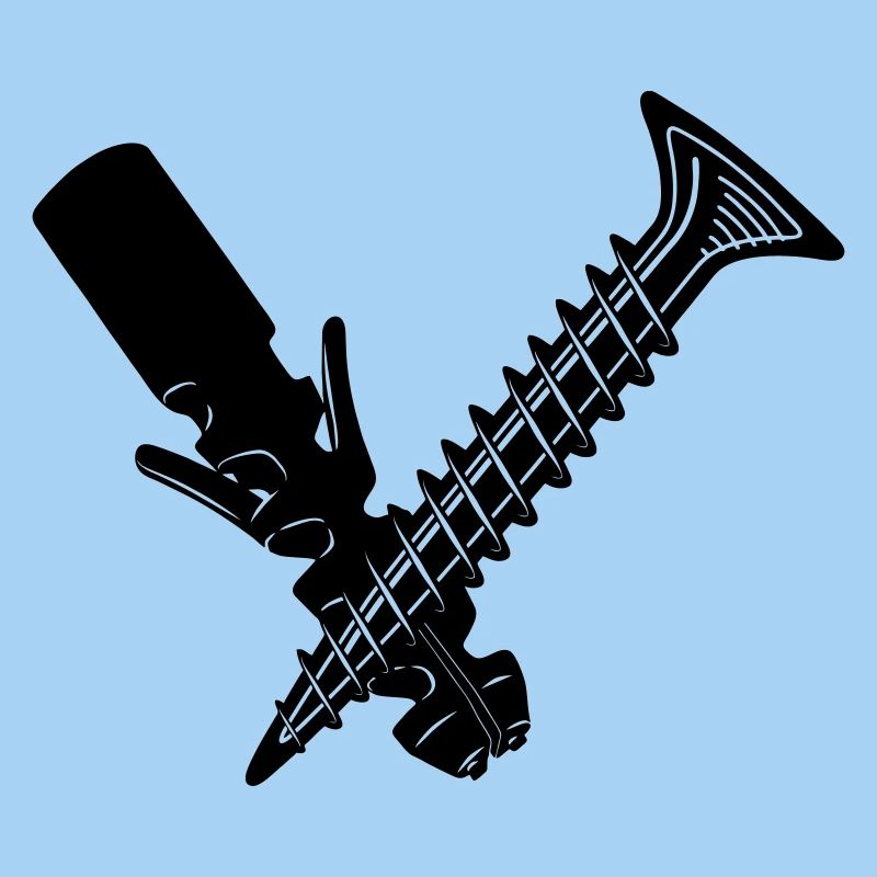 Screw and plug