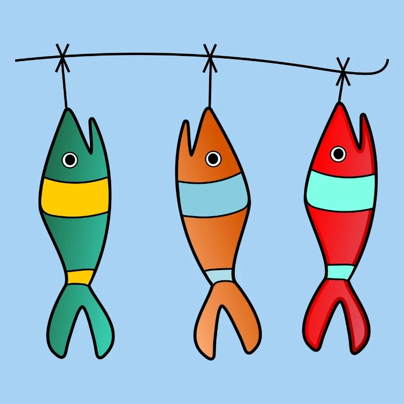 SARDINE. FISH. APRIL FOOL. EASTER. SEA