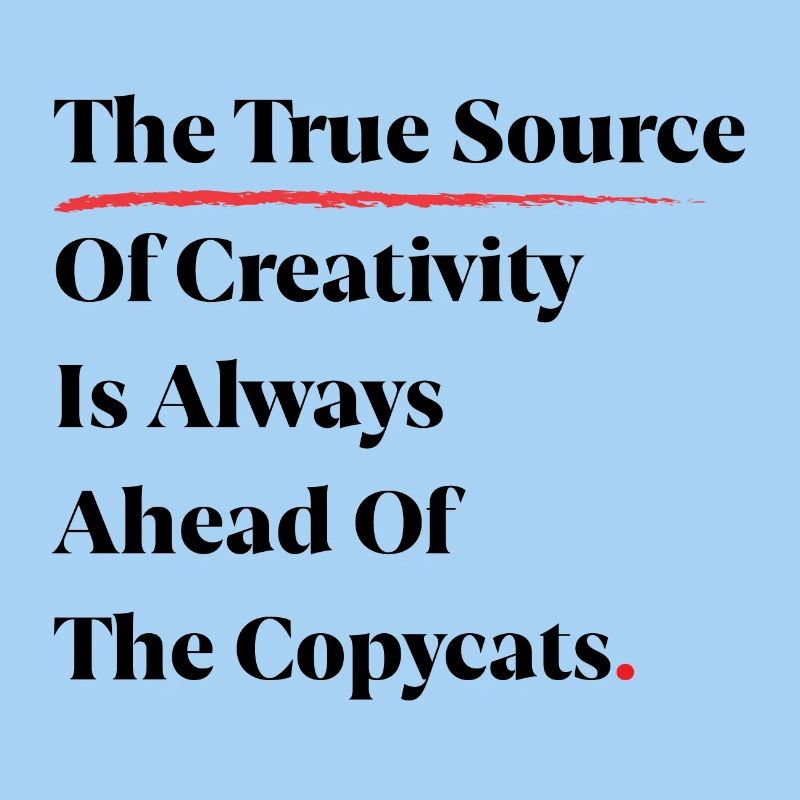 The True Source Of Creativity Is Always Ahead [B]
