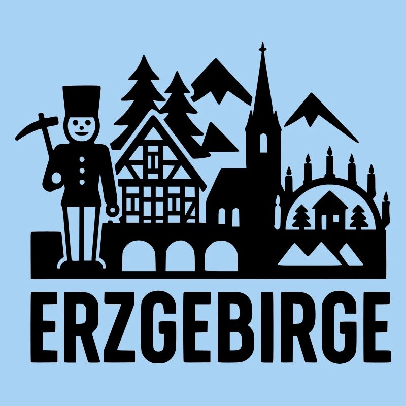 Typical Erzgebirge silhouette