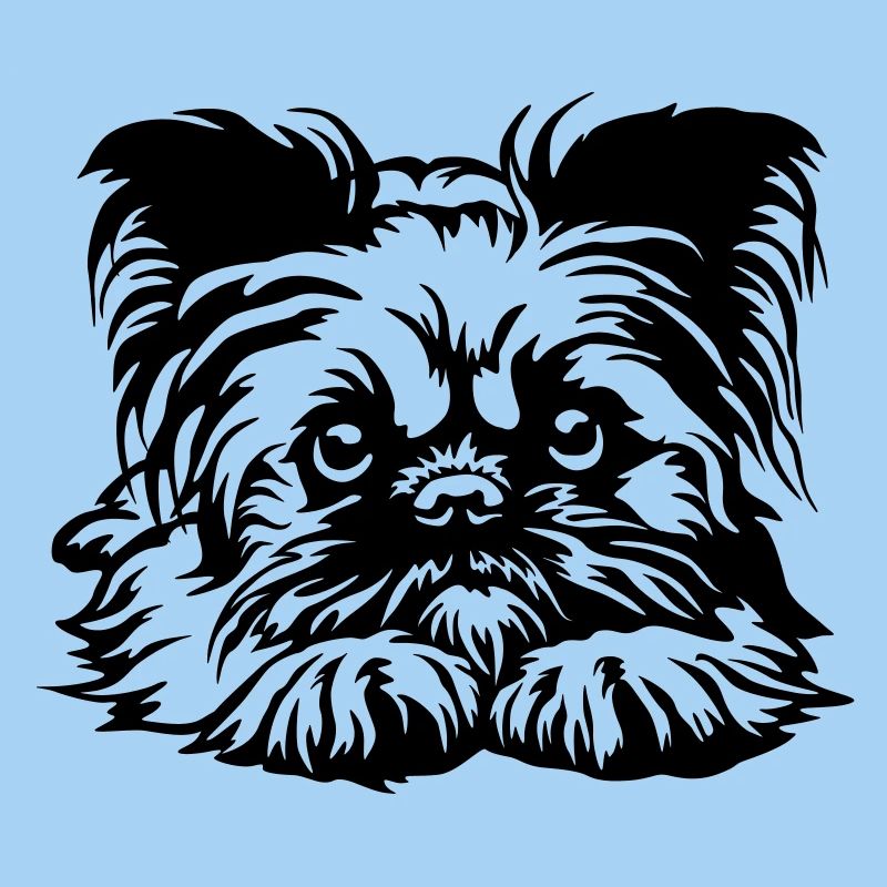 Brussels Griffon Head