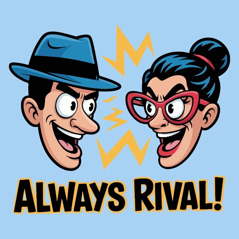 Immer rivalisierendes Duo