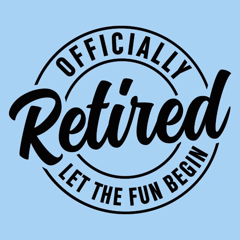 Officially Retired Badge