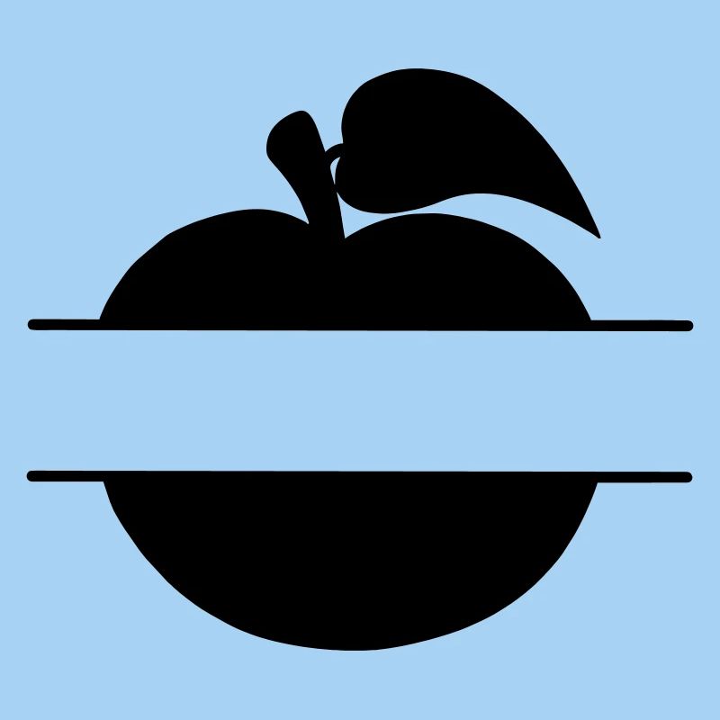 Textausschnitt im Apfel
