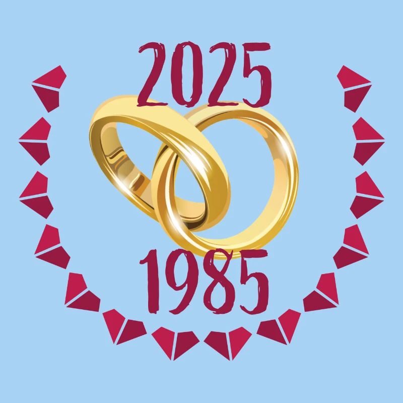 RUBIN Wedding 40 Years Wedding Anniversary