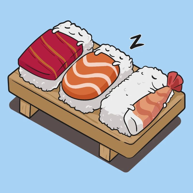 sushi sleeping