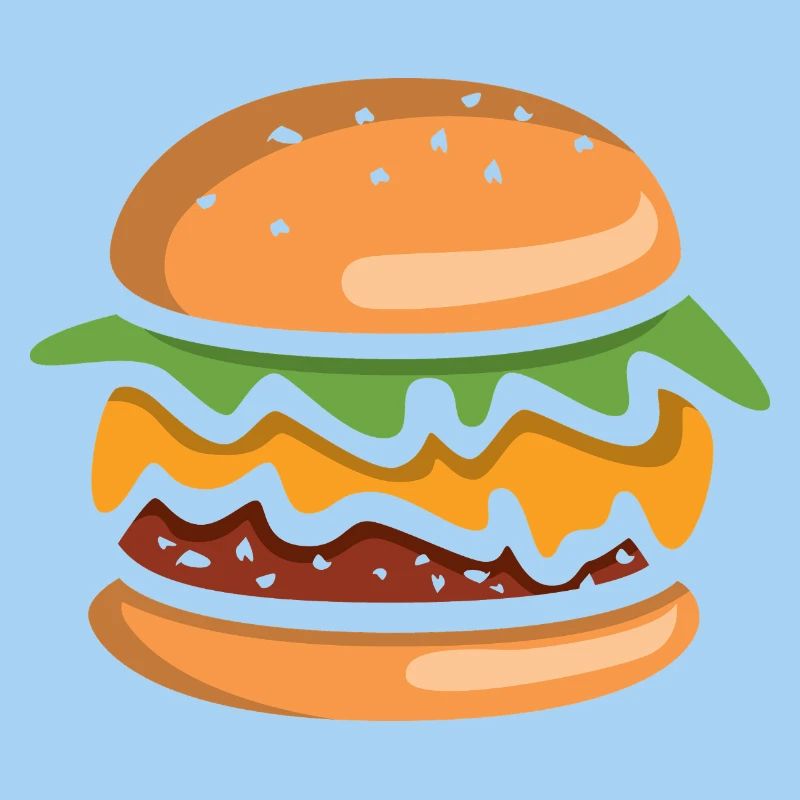 Comic Burger Cheeseburger