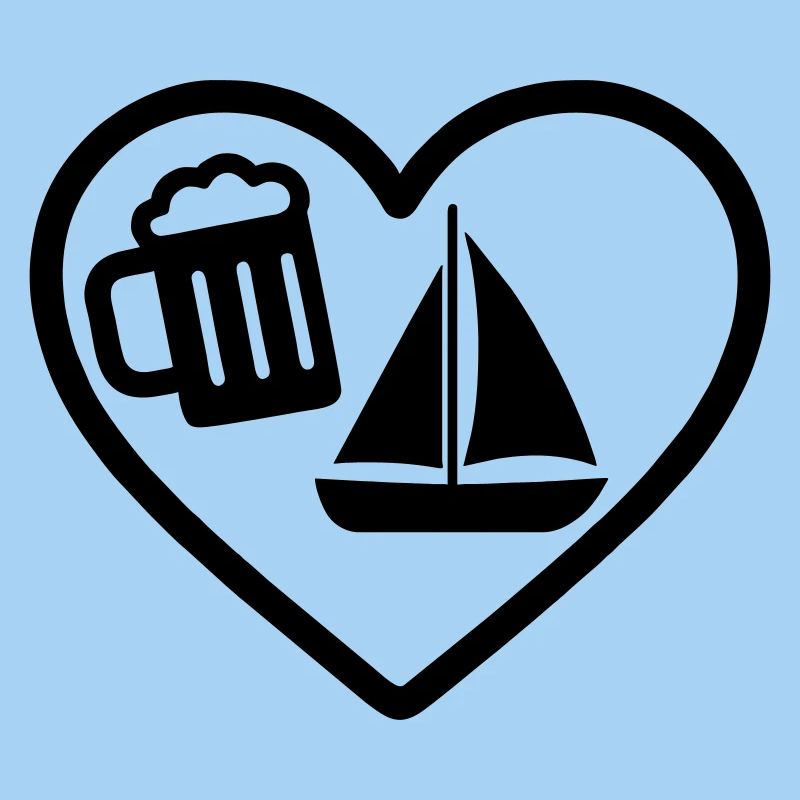 Heart Beer Sailing Humor