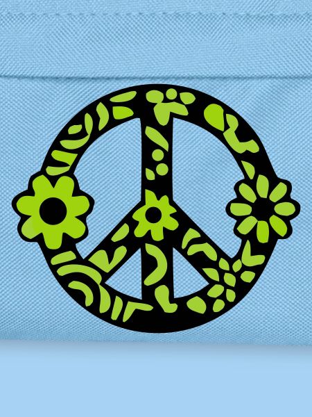 Peace Zeichen Blumen Icon