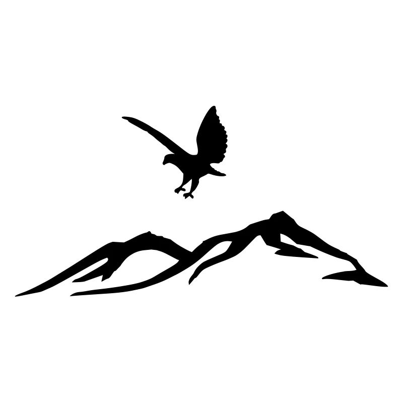 Eagle over the mountains
