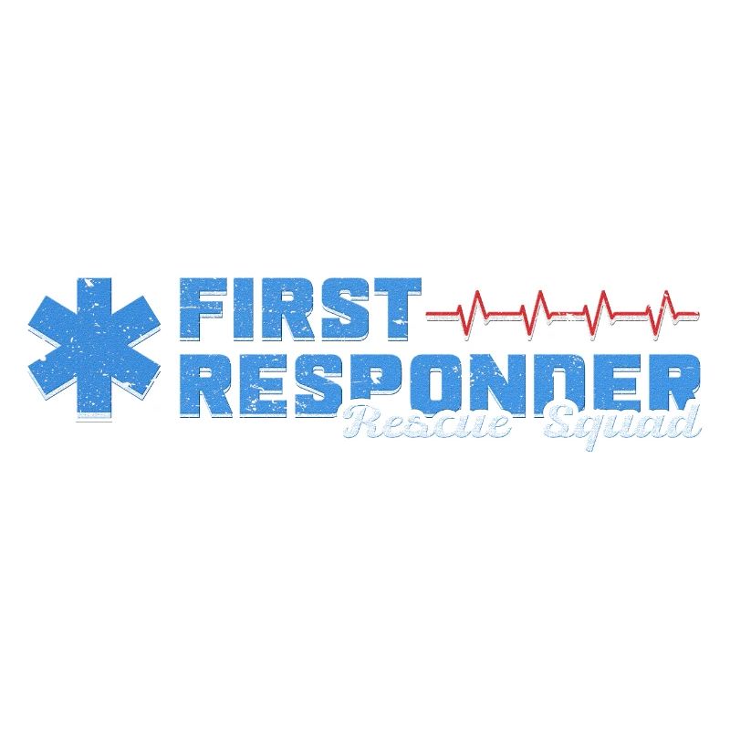 Motif bleu bleu De Secours Rescue Squad