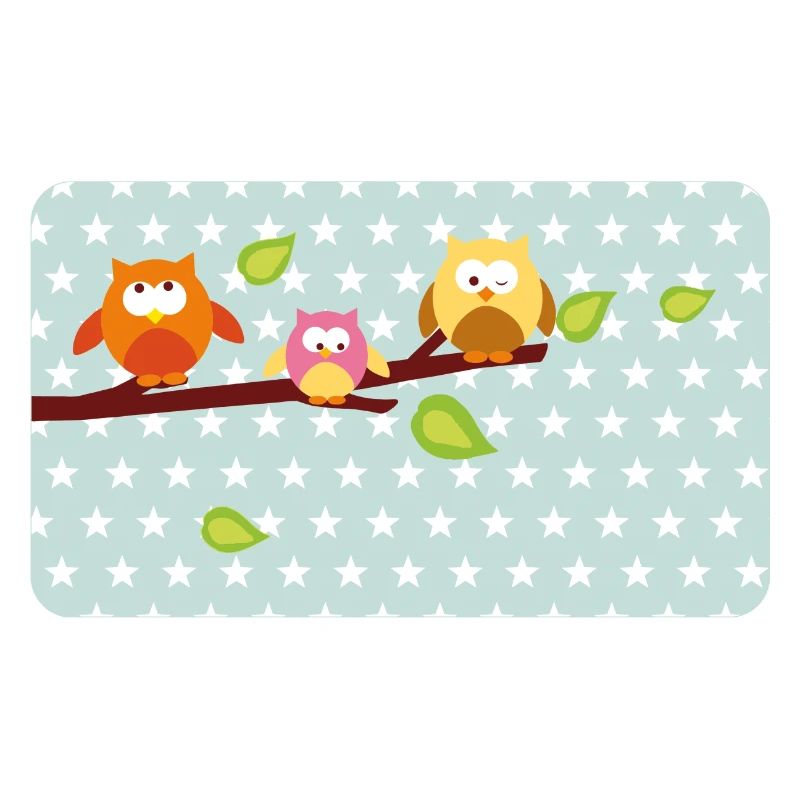 Kleine Eulen mit Sternchen mint | personalisierbar