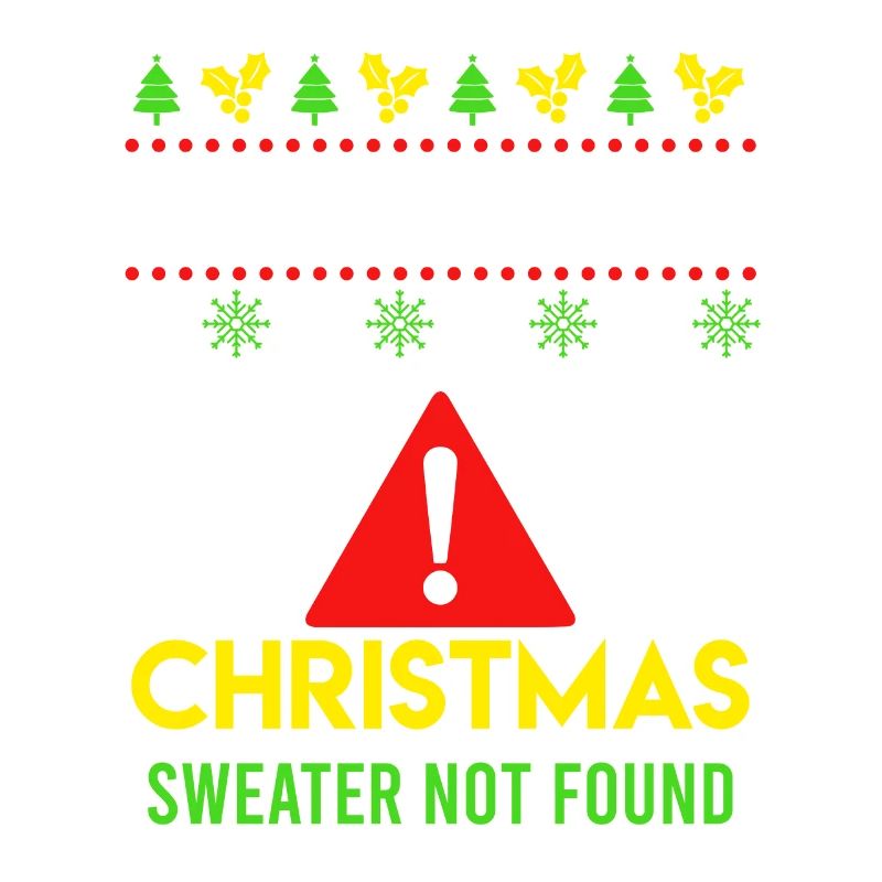 404 Error Ugly Chritsmas Coder Programmer Code