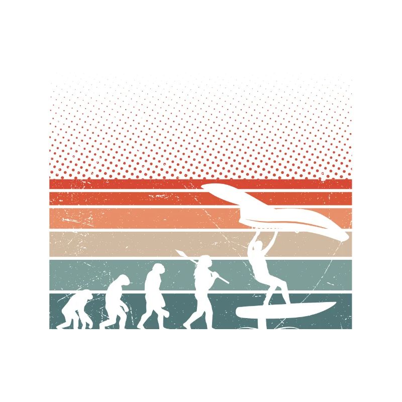 Retro Wing Foil Wing Surfer