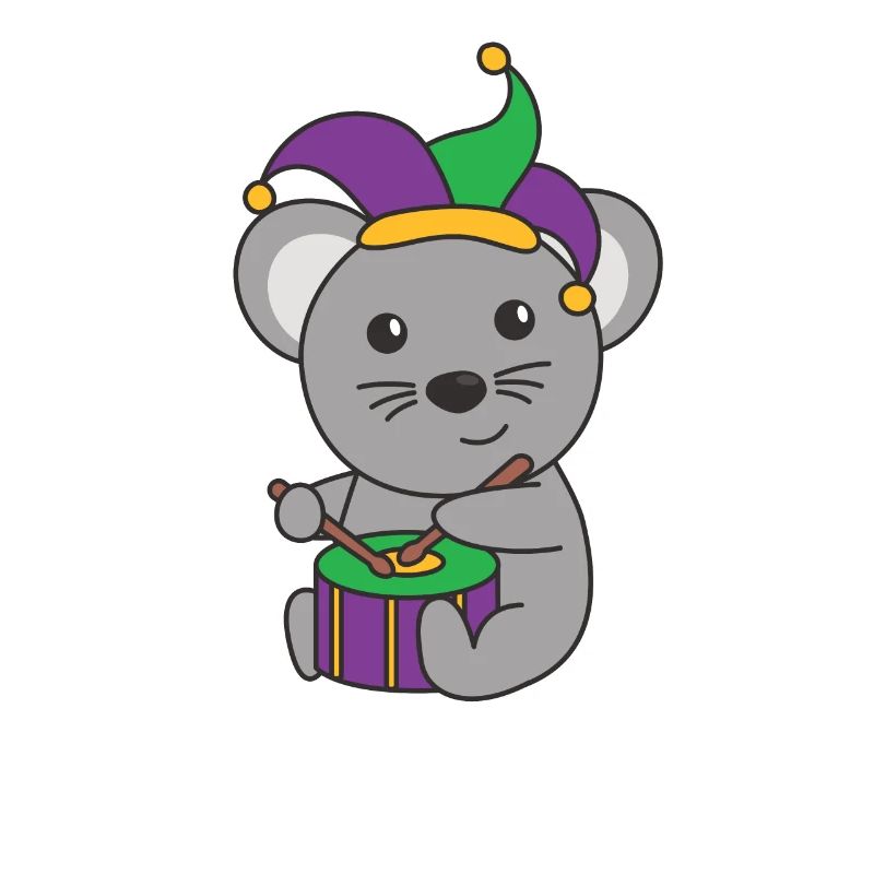 Carnival Mouse with Drum Carnival Costume
