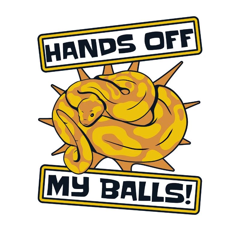 Hands Off My Balls Python Snake Banana Ball