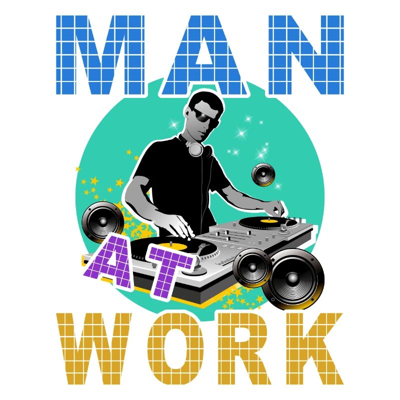 Dj Man at work