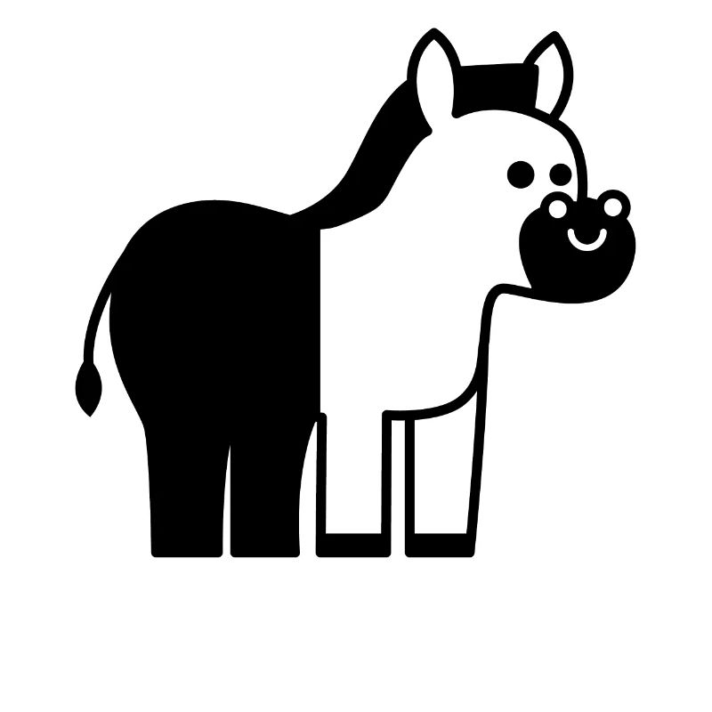 Sortiertes Zebra