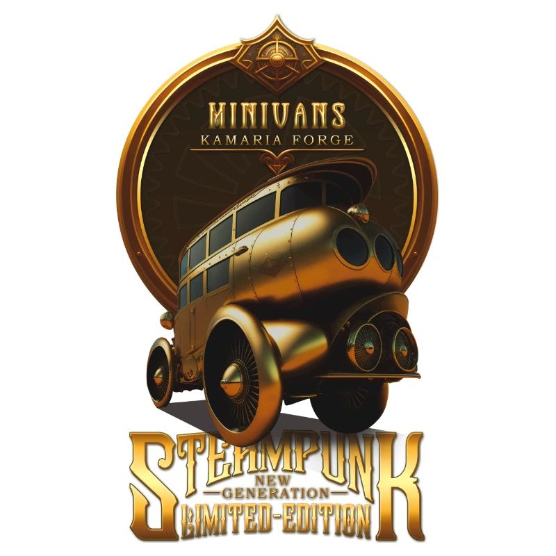 STEAMPUNK OLDTIMER OLDTIMER RETRO MINIVANS