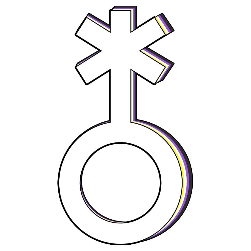 Nonbinary Symbol Non-Binary Nonbinary Artistic