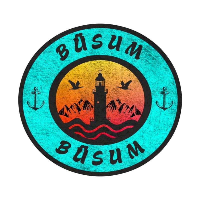 Büsum Leuchtturm Design / Geschenkidee