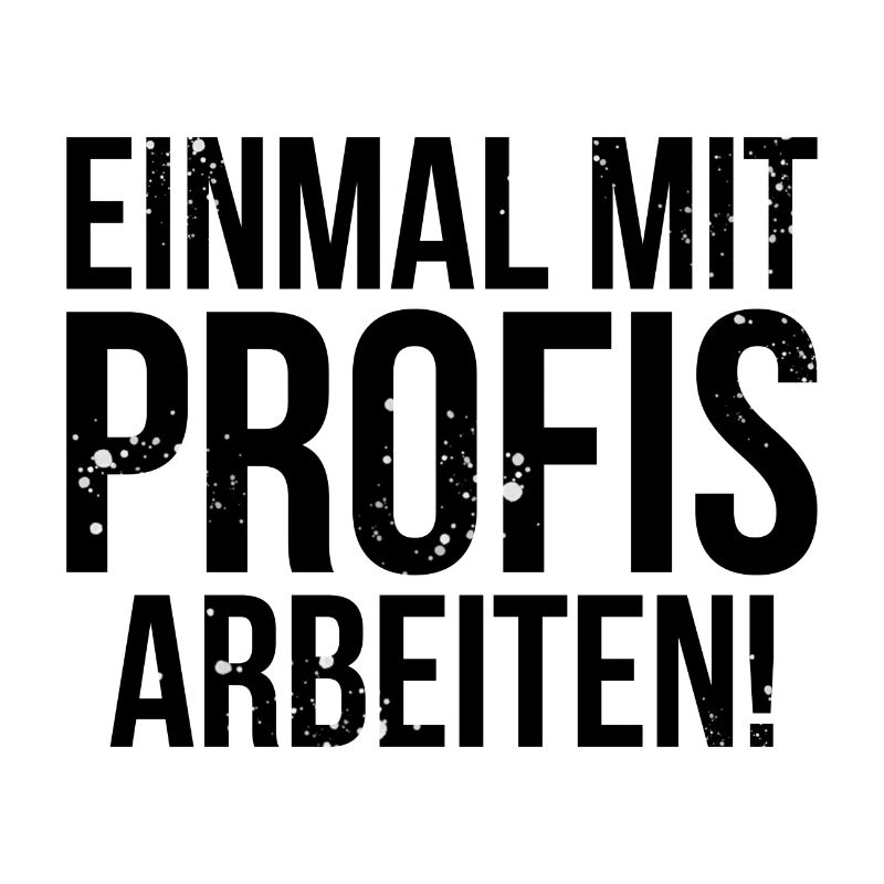 Einmal mit Profis arbeiten!