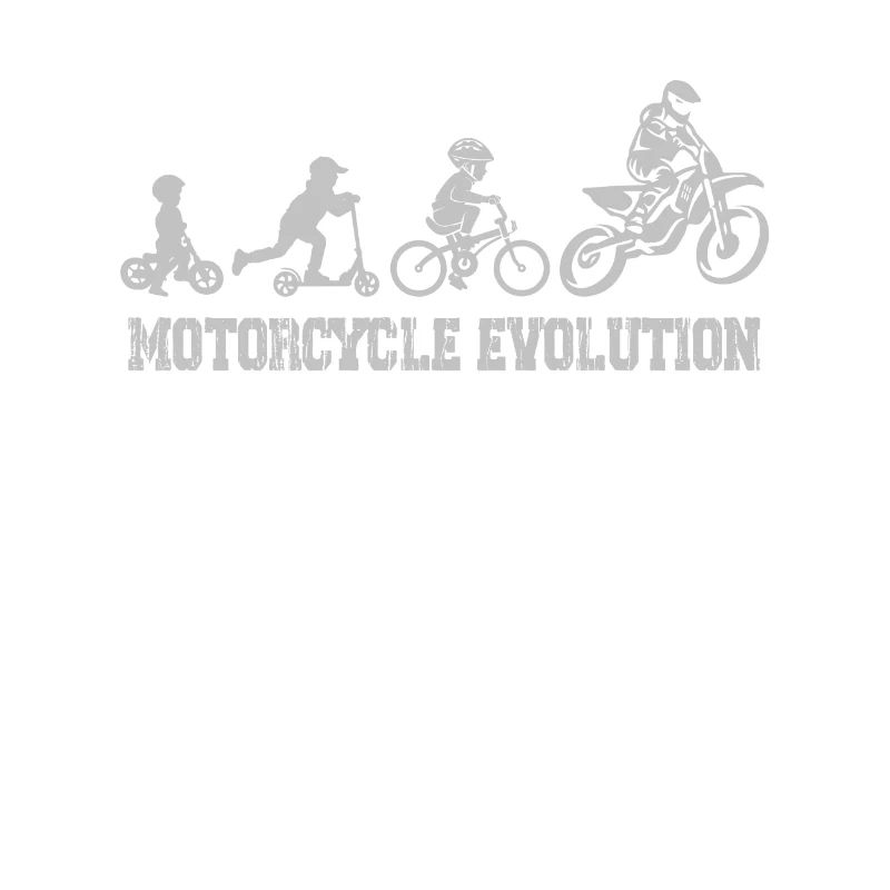 Motorcycle Evolution Motocross Human Development