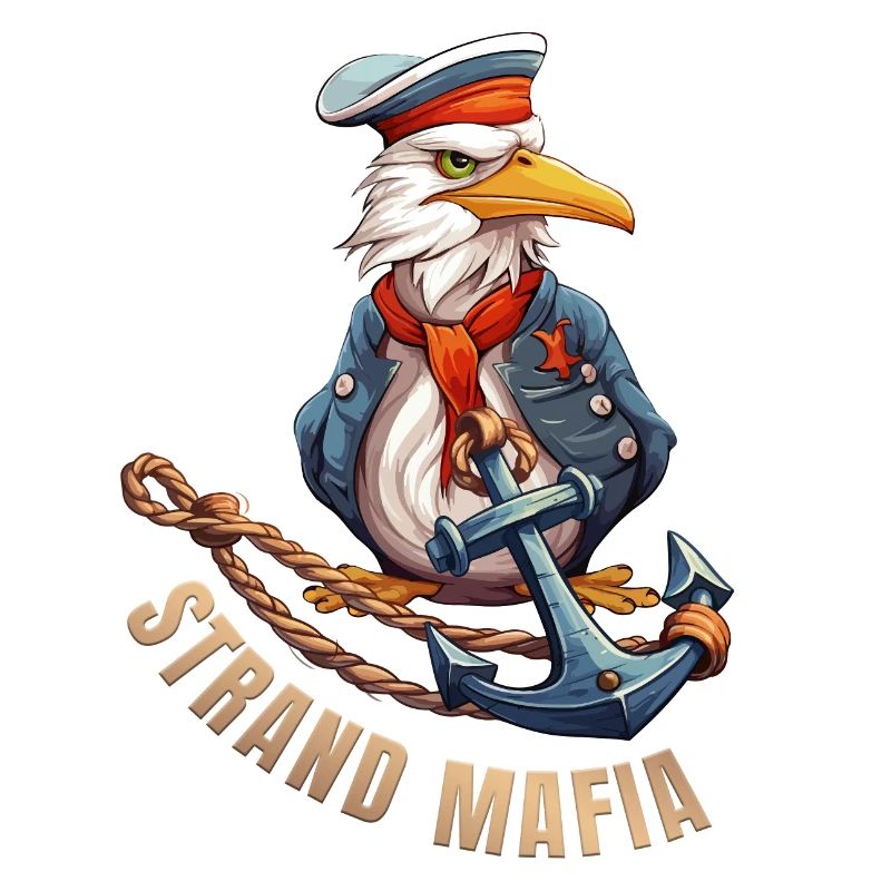 Seefahrer Adler mit Anker