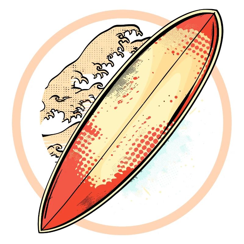 Graphiques de planche de surf