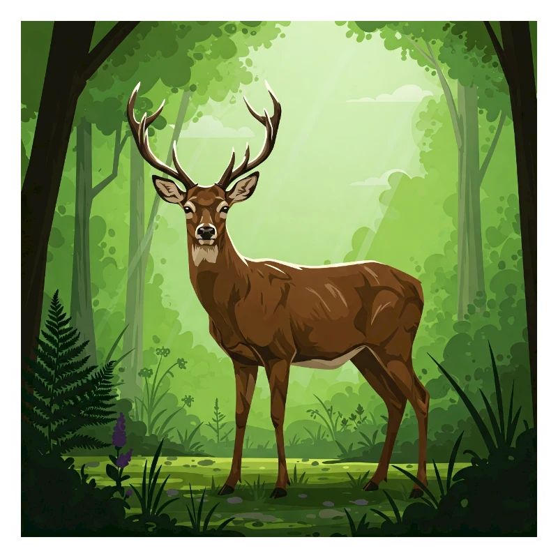Deer - Nature Conservation - Forest
