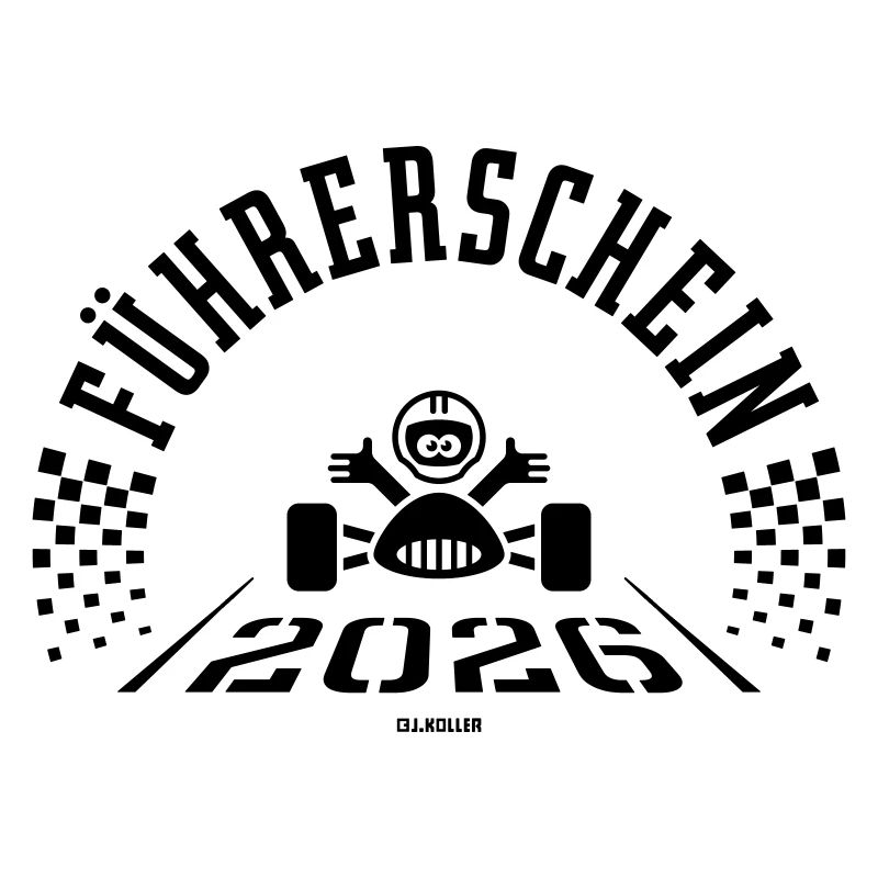 Führerschein 2026 (Fahranfänger / Black)