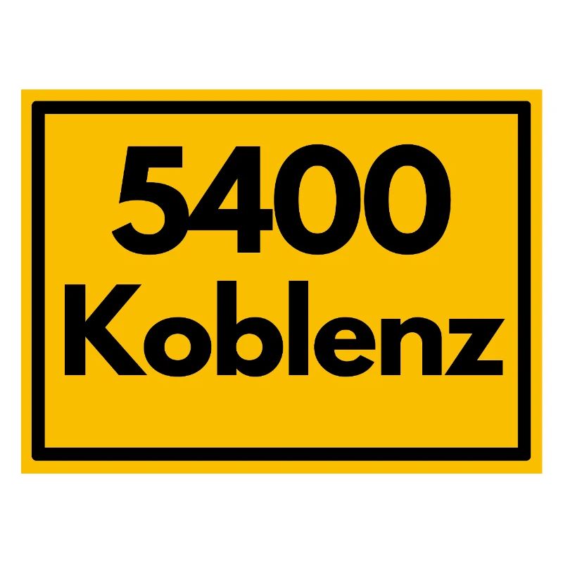OLD POSTCODE POSTCODE RETRO 5400 KOBLENZ GERMAN