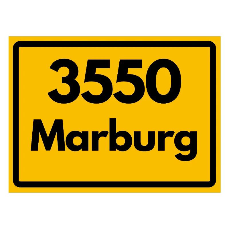 OLD POSTCODE ZIP CODE RETRO 3550 MARBURG