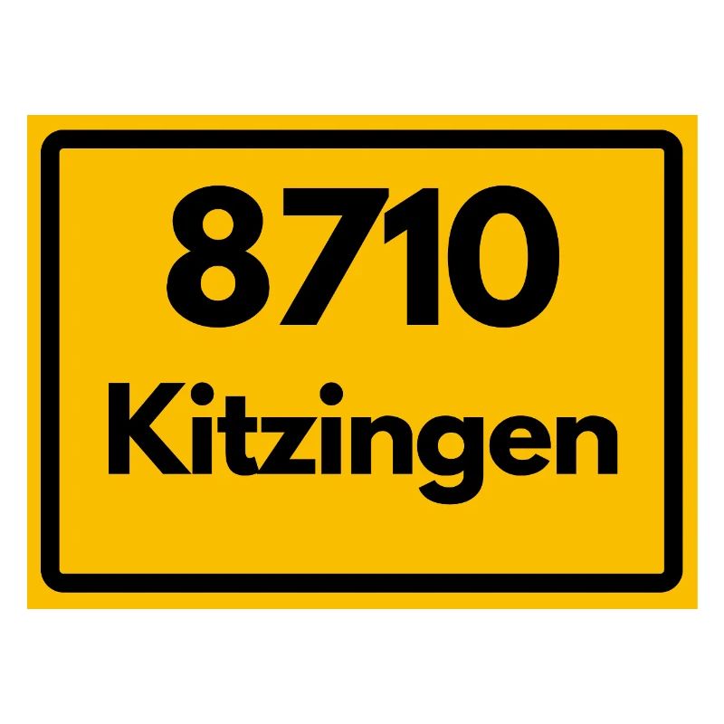 OLD POSTCODE ZIP CODE 8710 KITZINGEN HEIMATSTOLZ