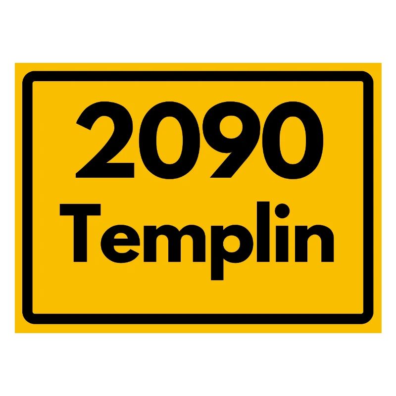 ANCIEN CODE POSTAL RÉTRO 2090 TEMPLIN HEIMAT