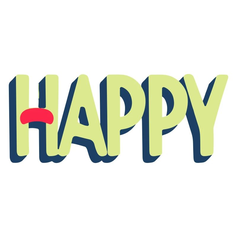 Happy Text Design
