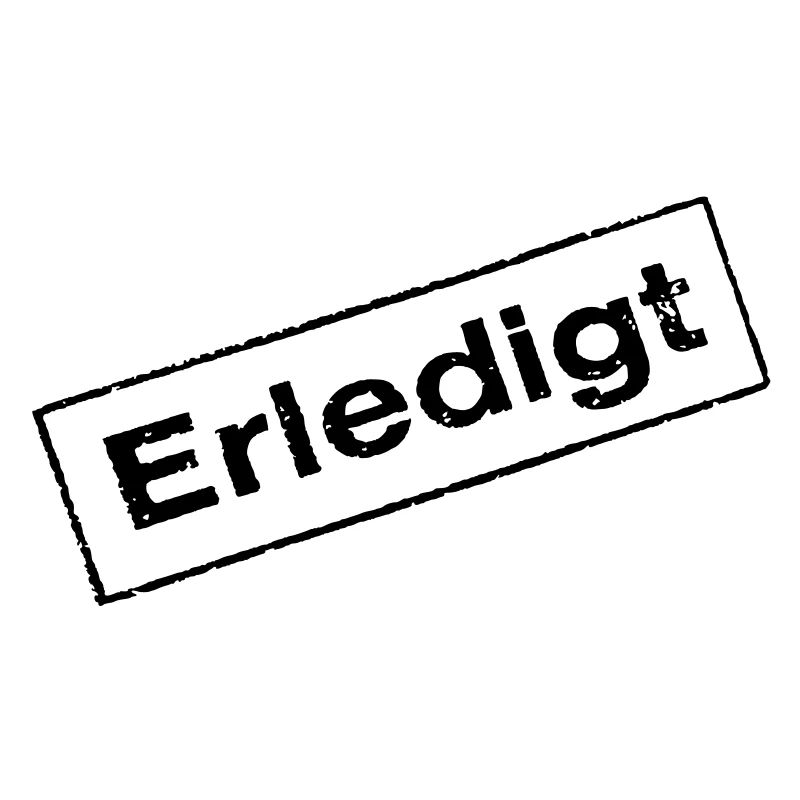 erledigt