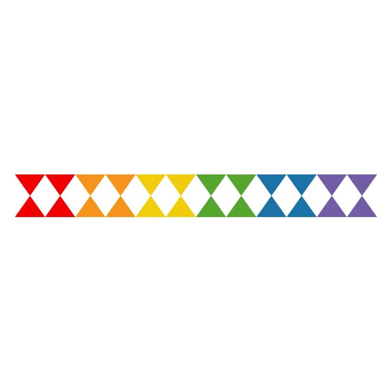 Triangles arc-en-ciel