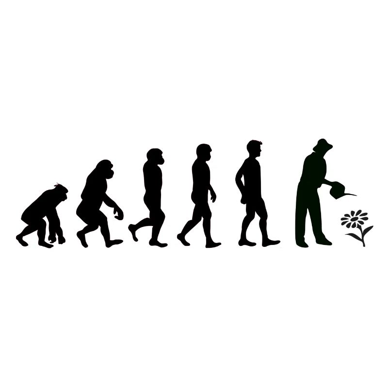 Evolution Gärtner schwarz