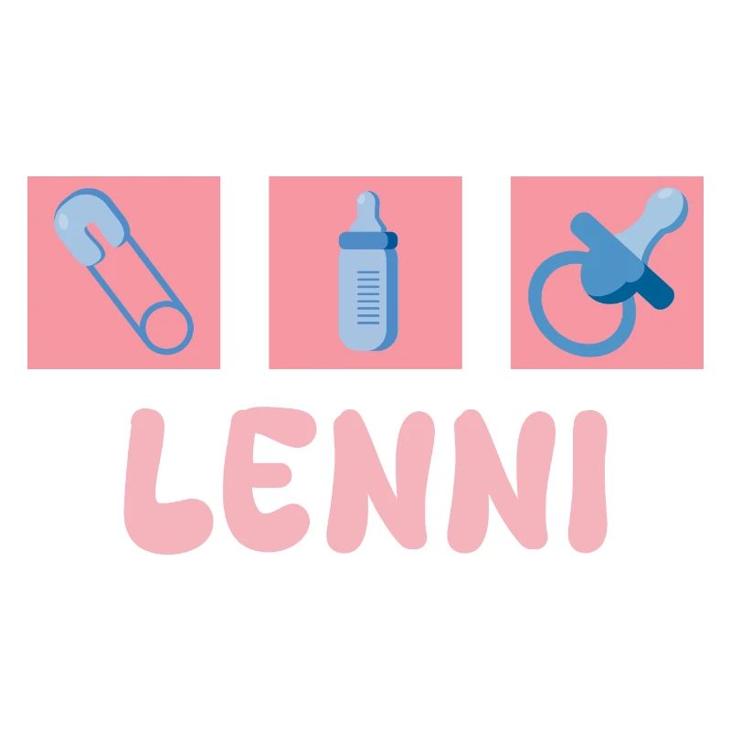 Lenni as a pacifier