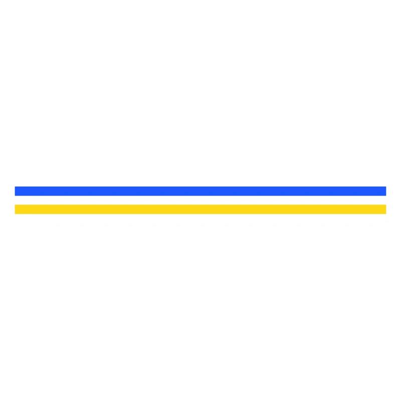 Linie oder Flagge Ukraine