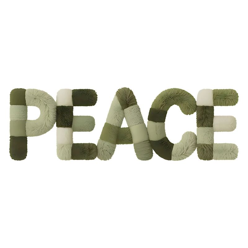 Autocollant Modern Patchwork Peace Style