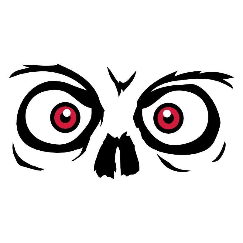 look horror halloween scary boese face head