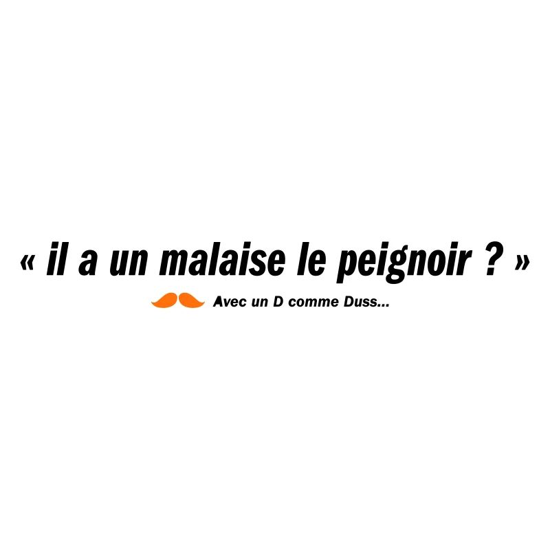 Il a un malaise le peignoir ? (b)