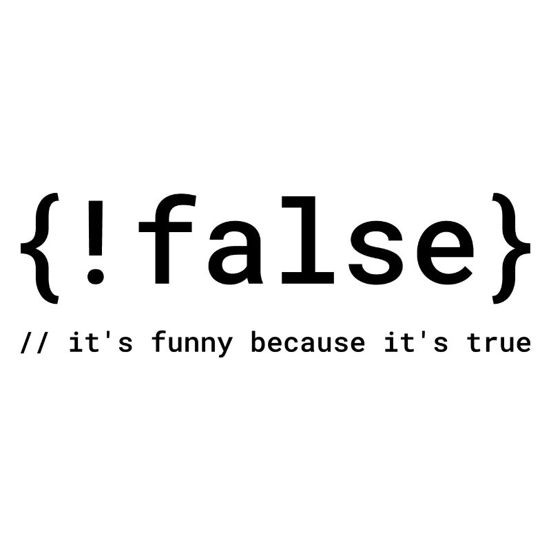 Code Humor Tee: Der logische Witz