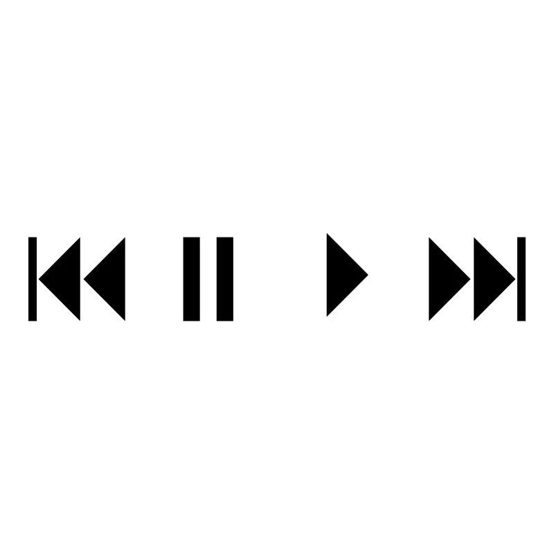 play, ARRÊT, coupure, des coupures, Repeat, à
