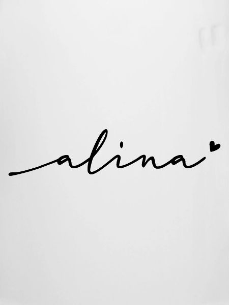 Alina Schreibschrift Name