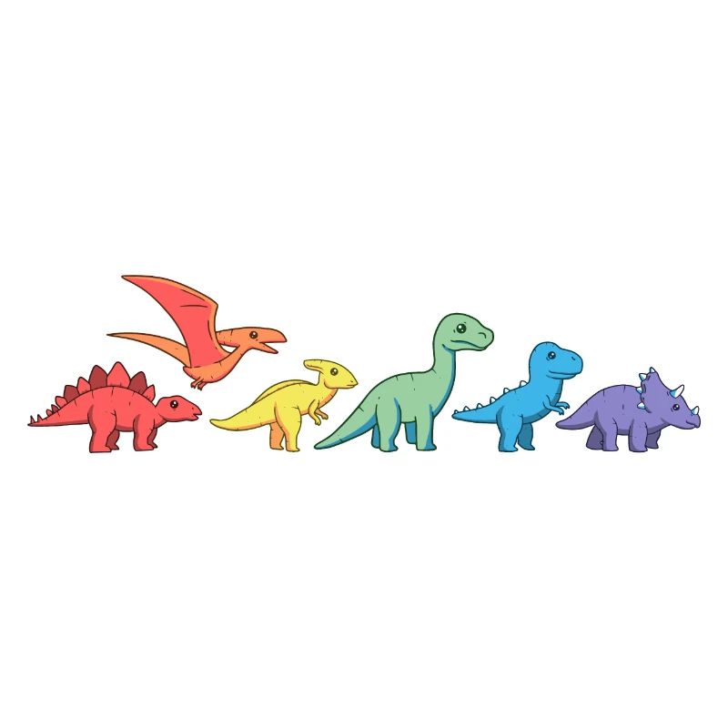 Regenbogen-Dinos